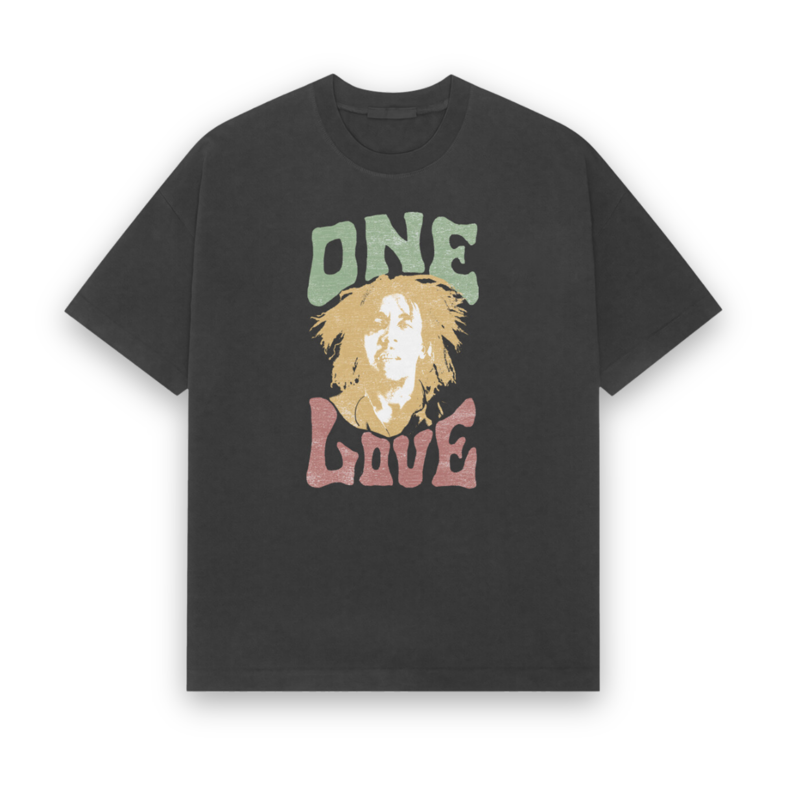 Black long kurta flat lay