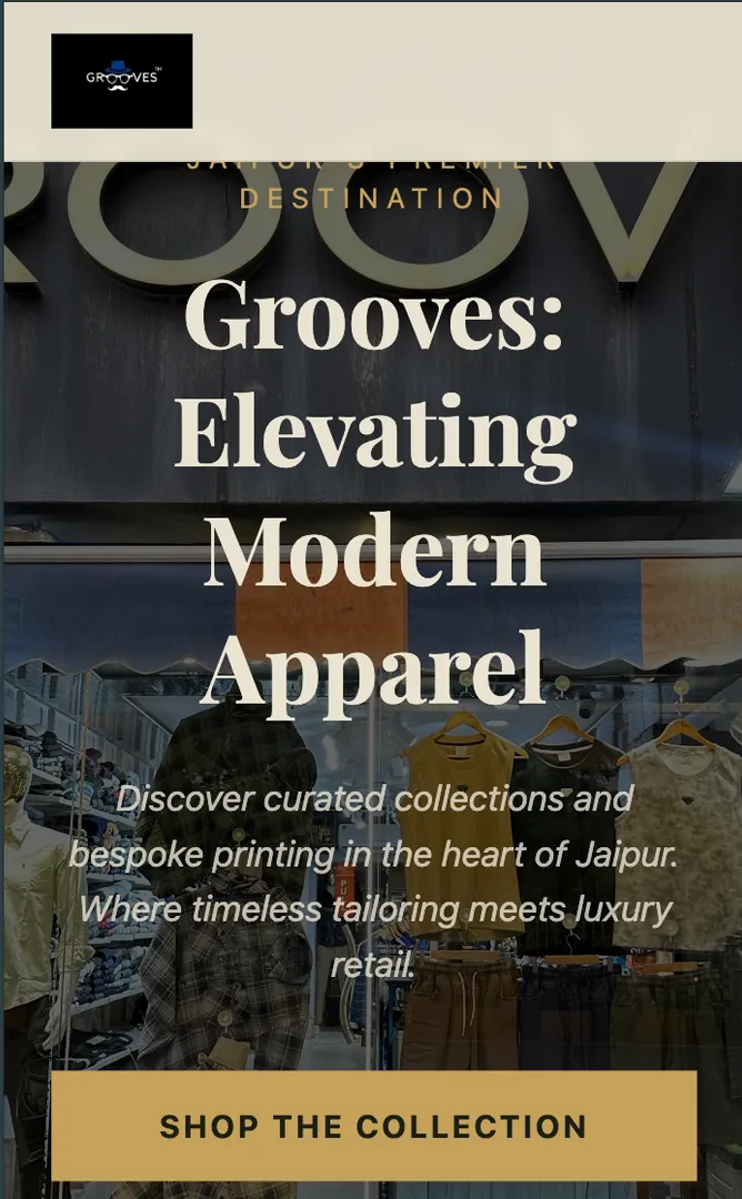 Apparel website built with Scalio