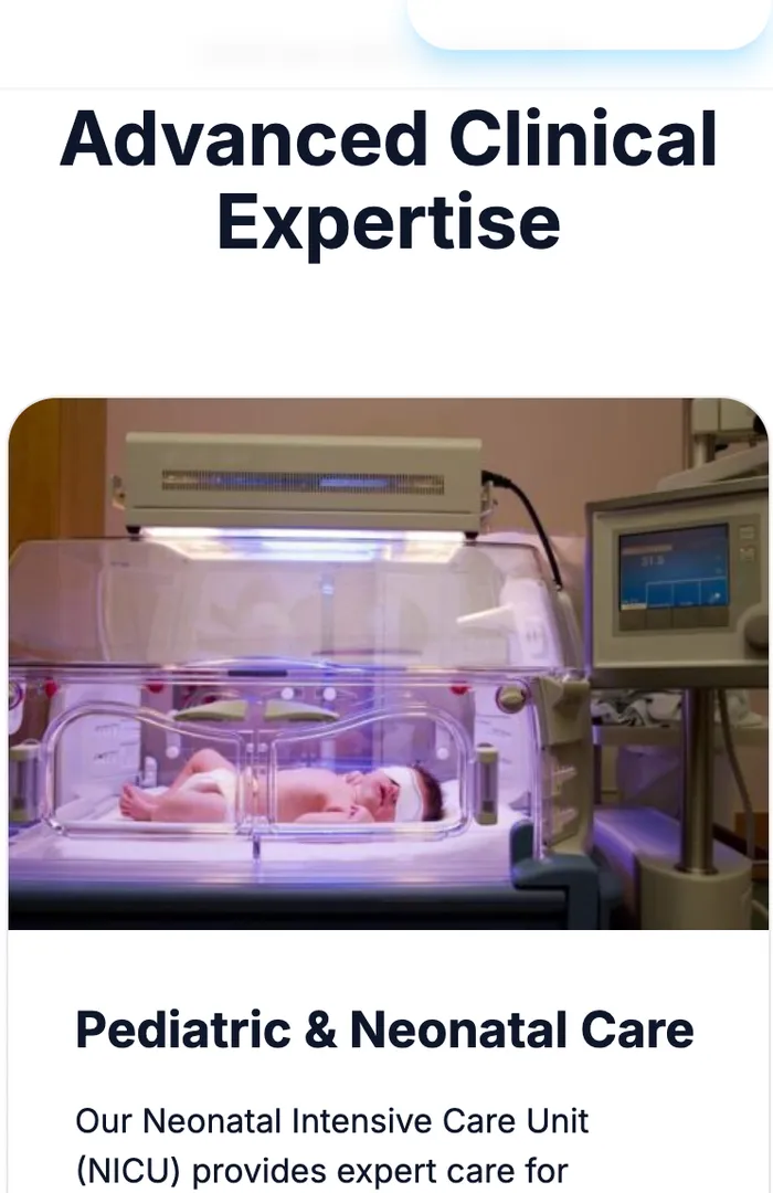 Clinic website built with Scalio