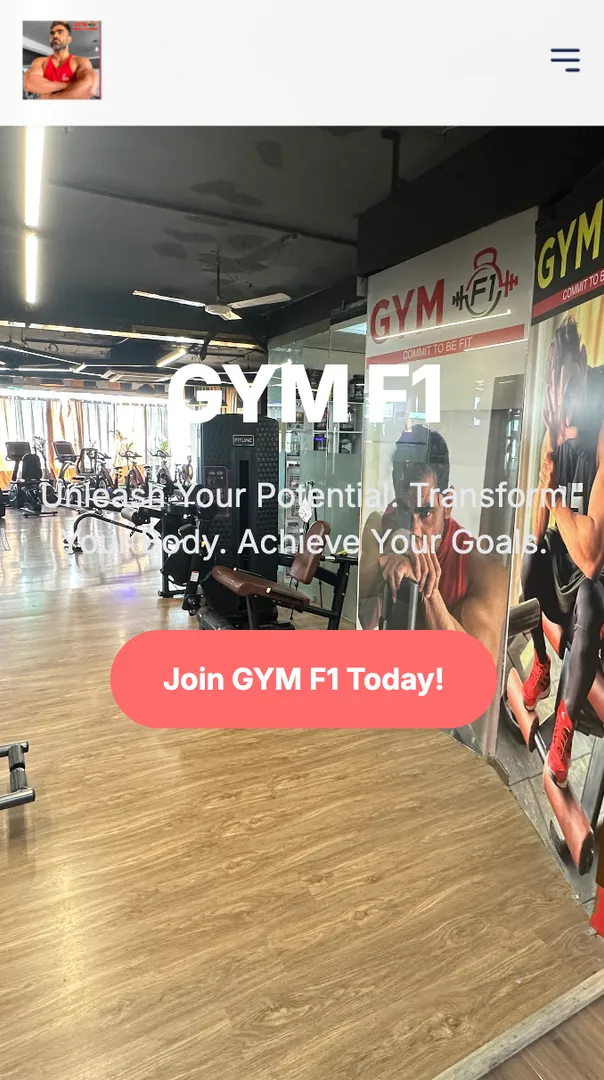 Gym website built with Scalio